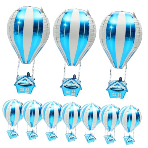 FUNNETOYU 20 Stück Aluminium Folien Luftballons Heißluftballon Form Party Dekoration Blau Kindergeburtstag Hochzeit Valentinstag Fest Feier Zubehör FUNNETOYU 20 Stück Aluminium Folien Luftballons Heißluftballon Form Party Dekoration Blau Kindergeburtstag Hochzeit Valentinstag Fest Feier Zubehör von FUNNETOYU
