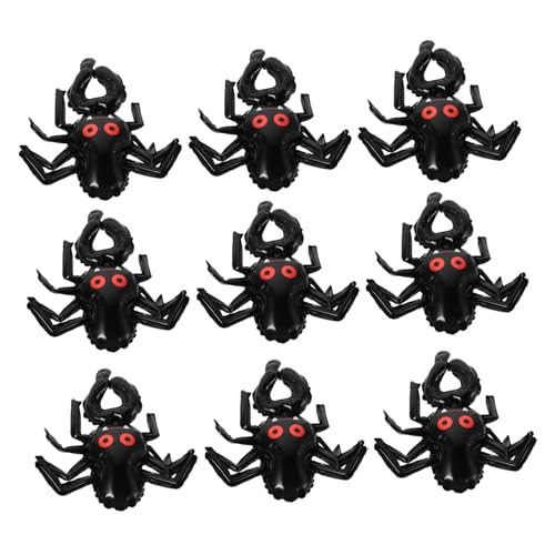 FUNNETOYU 20 Stück Halloween Handgelenkballons aus Aluminiumfolie Aufblasbare Spinnen Armbänder Kreative Tragbare Partydekoration für Halloween Feiern und Festtagsanlässe FUNNETOYU 20 Stück Halloween Handgelenkballons aus Aluminiumfolie Aufblasbare Spinnen Armbänder Kreative Tragbare Partydekoration für Halloween Feiern und Festtagsanlässe von FUNNETOYU