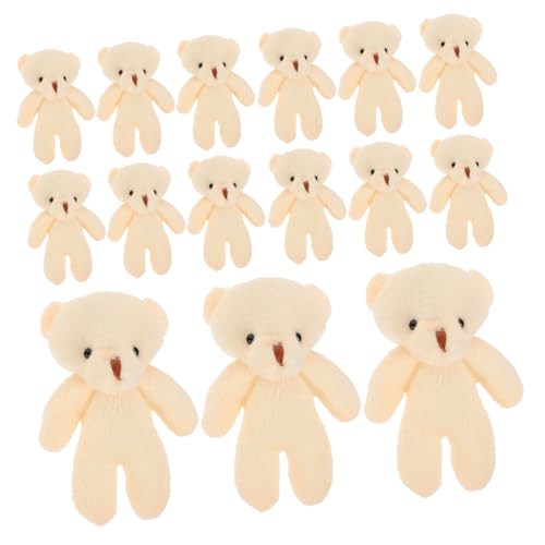 FUNNETOYU 20 Stück Mini Bär Anhänger Niedliche Puppen für DIY Schlüsselanhänger Dekoration Weiche Kuscheltiere für Feste und Anlässe FUNNETOYU 20 Stück Mini Bär Anhänger Niedliche Puppen für DIY Schlüsselanhänger Dekoration Weiche Kuscheltiere für Feste und Anlässe von FUNNETOYU