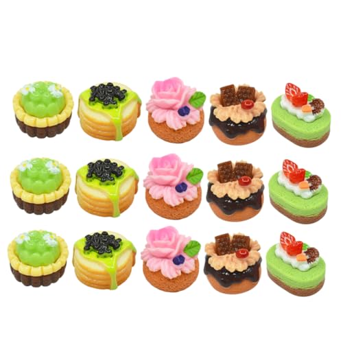FUNNETOYU 20 Stücke Kleiner Kuchen Dekoration für Puppenhaus Künstliche Dessert Modelle Miniatur Spielzeug Kleiner Haus Zubehör Kuchendekoration für Puppenhausküchen FUNNETOYU 20 Stücke Kleiner Kuchen Dekoration für Puppenhaus Künstliche Dessert Modelle Miniatur Spielzeug Kleiner Haus Zubehör Kuchendekoration für Puppenhausküchen von FUNNETOYU