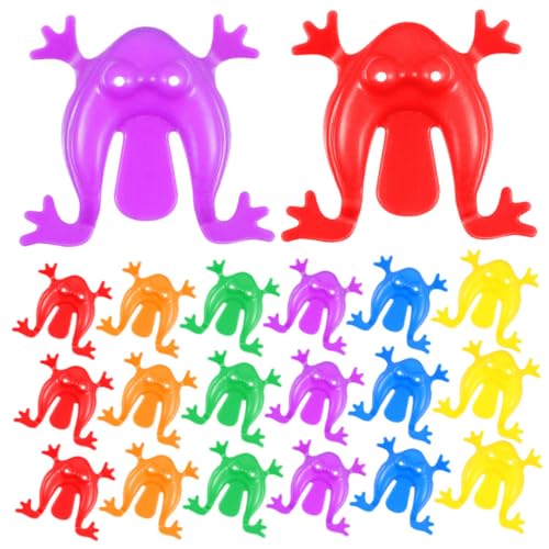 FUNNETOYU 20 Stück Springfroschspielzeug Springen Frosch-Pullover- Winzige Frösche Kleine Frosch Lustige Hüpfspielzeuge Frösche Für Plastik von FUNNETOYU