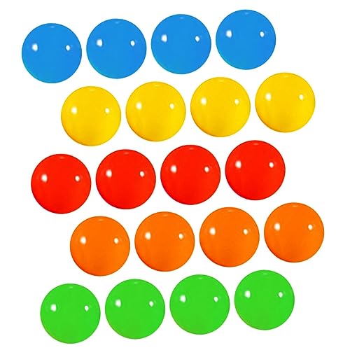 FUNNETOYU 20 Stück Teiliges Bunte Kunststoff Lotteriekugeln zum Öffnen Langlebige Tombola Bälle für Partyspiele Vielseitiges Zubehör für Raffle und Unterhaltung Stabile Kunststoffqualität von FUNNETOYU
