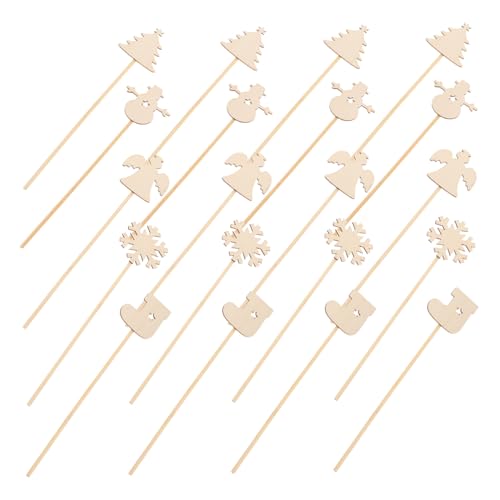 FUNNETOYU 20 Stück Teiliges DIY Zauberstab aus Holz Weihnachts Snowflake Engel Schneemann und Weihnachtsbaum Motive Leichte Handliche Bastelstäbe für Rollenspiele Partydekoration und Malspaß FUNNETOYU 20 Stück Teiliges DIY Zauberstab aus Holz Weihnachts Snowflake Engel Schneemann und Weihnachtsbaum Motive Leichte Handliche Bastelstäbe für Rollenspiele Partydekoration und Malspaß von FUNNETOYU