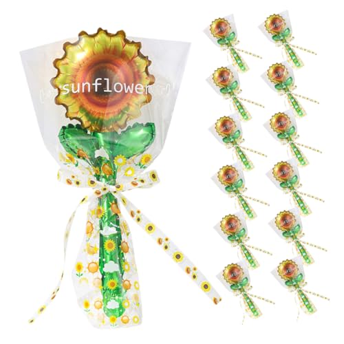 FUNNETOYU 20 Stück Teiliges Handliche Sonnenblumen Aluminiumfolie Ballons Interaktive Partydekoration für Hochzeit Geburtstag Shower Sommerliche Feier Leichtes Aufblasen Vielseitig FUNNETOYU 20 Stück Teiliges Handliche Sonnenblumen Aluminiumfolie Ballons Interaktive Partydekoration für Hochzeit Geburtstag Shower Sommerliche Feier Leichtes Aufblasen Vielseitig von FUNNETOYU