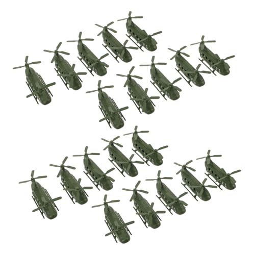 FUNNETOYU 20 Stück Teiliges -Hubschrauber Spielzeugset Doppelrotor Modellflugzeug Detailgetreue Transporthubschrauber für Jungen Mädchen Kreative Rollenspiele Kinderzimmer Dekoration FUNNETOYU 20 Stück Teiliges -Hubschrauber Spielzeugset Doppelrotor Modellflugzeug Detailgetreue Transporthubschrauber für Jungen Mädchen Kreative Rollenspiele Kinderzimmer Dekoration von FUNNETOYU