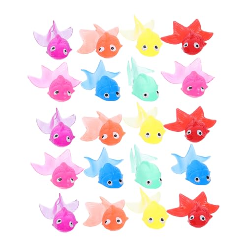 FUNNETOYU 20 Stück Teiliges Künstliche Goldfische Aquarium Dekoration Lebensechte Simulation Tropische Fische Bunte Weiche Ornamente für Fischbecken Gestaltung FUNNETOYU 20 Stück Teiliges Künstliche Goldfische Aquarium Dekoration Lebensechte Simulation Tropische Fische Bunte Weiche Ornamente für Fischbecken Gestaltung von FUNNETOYU