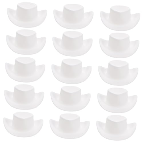FUNNETOYU 20 Stück Teiliges Mini Cowboyhut Langlebigem Kunststoff Leichte Mini Hüte für Basteln und Rollenspiele als Puppenhausdeko und Kleines Partyzubehör Vielseitig für DIY projekte FUNNETOYU 20 Stück Teiliges Mini Cowboyhut Langlebigem Kunststoff Leichte Mini Hüte für Basteln und Rollenspiele als Puppenhausdeko und Kleines Partyzubehör Vielseitig für DIY projekte von FUNNETOYU