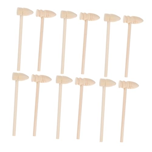 FUNNETOYU 20 Stück Teiliges Mini Holzhammer mit Ergonomischem Griff Sicher Vielseitig als und Lernspielzeug Langlebig Geruchsfrei für Ab Jahren Geeignet von FUNNETOYU
