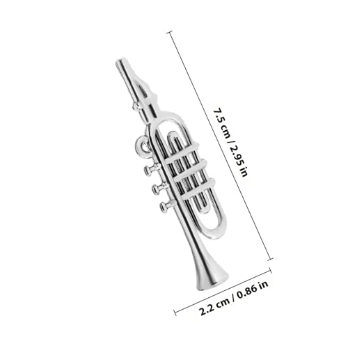 FUNNETOYU 20 Stück Teiliges Mini Musikinstrumenten aus Kunststoff Detailgetreue Weihnachtsbaum Deko DIY Ornamente für Party und Basteln Sichere Miniatur Modelle für Kreative von FUNNETOYU