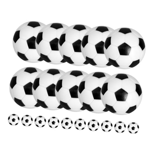 FUNNETOYU 20 Stück Teiliges Mini Tischfußball Ersatzbälle Stabile Resin Kickerbälle in Passend für Tischfußballspiele Langlebig und Geräuschvoll für Heim und Spielcafés von FUNNETOYU