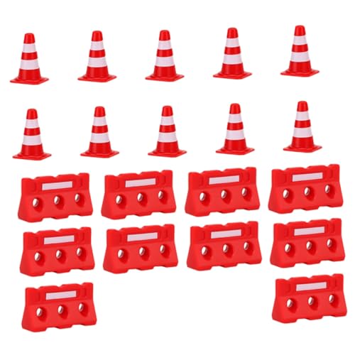 FUNNETOYU 20 Stück Teiliges Mini Verkehrsschild und Absperrset aus Leichtem Realistische Verkehrscones und Zäune Pädagogisches Kindlichen Kognition und Verkehrsregel Schulung FUNNETOYU 20 Stück Teiliges Mini Verkehrsschild und Absperrset aus Leichtem Realistische Verkehrscones und Zäune Pädagogisches Kindlichen Kognition und Verkehrsregel Schulung von FUNNETOYU
