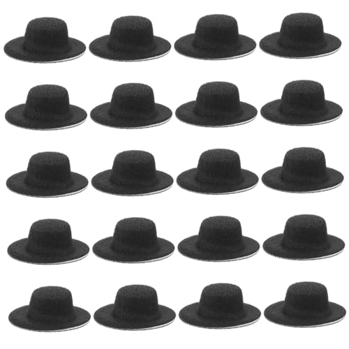 FUNNETOYU 20 Stück Teiliges Mini Weihnachtsmützen aus DIY Bastel Accessoire für Schneemann und Puppendeko Schwarze und Bunte Hutverzierung für Weihnachtsfeier und FUNNETOYU 20 Stück Teiliges Mini Weihnachtsmützen aus DIY Bastel Accessoire für Schneemann und Puppendeko Schwarze und Bunte Hutverzierung für Weihnachtsfeier und von FUNNETOYU