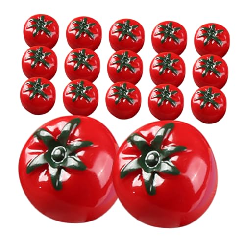 FUNNETOYU 20 Stück Teiliges Miniatur Tomaten Modellset aus Bruchsicherem Harz Realistisch Gestaltete Künstliche Früchte für Puppenhaus Dekoration Bastelarbeiten und Szenengestaltung FUNNETOYU 20 Stück Teiliges Miniatur Tomaten Modellset aus Bruchsicherem Harz Realistisch Gestaltete Künstliche Früchte für Puppenhaus Dekoration Bastelarbeiten und Szenengestaltung von FUNNETOYU