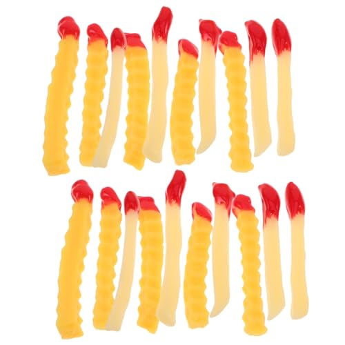FUNNETOYU 20 Stück Teiliges Realistische Lebensmittelechte Französische Pommes Frites Simulation Fast Food Dekoration für Rollenspiel Restaurant Fenster Party Dekor FUNNETOYU 20 Stück Teiliges Realistische Lebensmittelechte Französische Pommes Frites Simulation Fast Food Dekoration für Rollenspiel Restaurant Fenster Party Dekor von FUNNETOYU