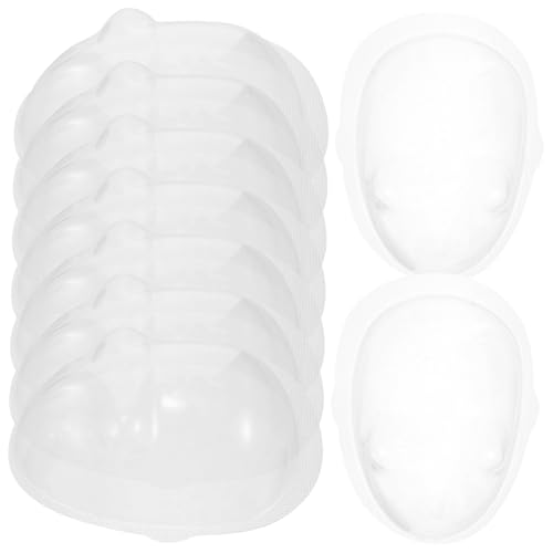 FUNNETOYU 20 Stück Transparente Puppenmaske Teiliges Kunststoff DIY Gesichtsschutz für Puppen Bastelzubehör Klare Mini Spielzeugmaske zum Schutz und Dekoration FUNNETOYU 20 Stück Transparente Puppenmaske Teiliges Kunststoff DIY Gesichtsschutz für Puppen Bastelzubehör Klare Mini Spielzeugmaske zum Schutz und Dekoration von FUNNETOYU