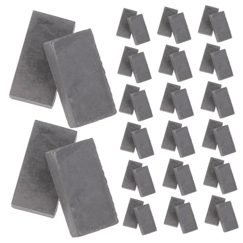 FUNNETOYU 200 Stück Mini-Steine bastelset basteln für Toys for Miniaturziegel - Miniatur DIY Stein Miniatur-Bausatz aus Steinen Miniatur-Dinge Keramik von FUNNETOYU