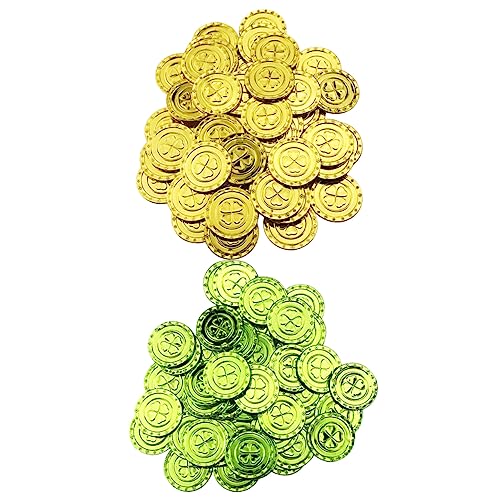 FUNNETOYU 200 Stück St. Pa Requisiten Grün Partyzubehör lustige Token Patricks Day Dekorationen st Patricks Day Party Favors Glücksmünze The Green goldene gefälschte Plastik FUNNETOYU 200 Stück St. Pa Requisiten Grün Partyzubehör lustige Token Patricks Day Dekorationen st Patricks Day Party Favors Glücksmünze The Green goldene gefälschte Plastik von FUNNETOYU