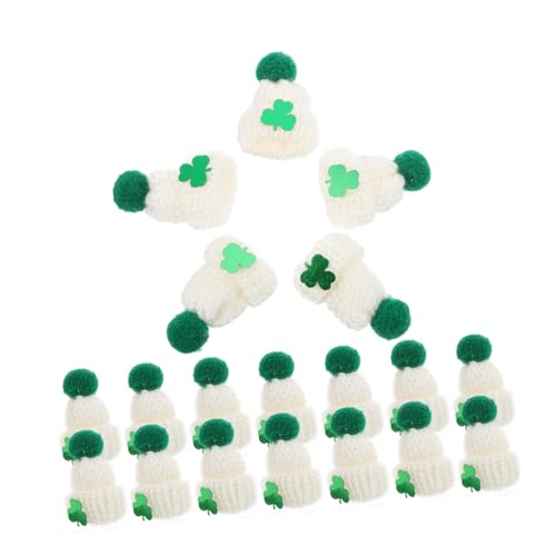 FUNNETOYU 20Stücke Mini Strickmützen für Patrick Day DIY Puppenhüte Mini Hüte für Bastelprojekte und Dekoration Ergänzung für Partyzubehör und Geschenkverpackungen FUNNETOYU 20Stücke Mini Strickmützen für Patrick Day DIY Puppenhüte Mini Hüte für Bastelprojekte und Dekoration Ergänzung für Partyzubehör und Geschenkverpackungen von FUNNETOYU