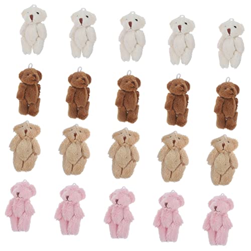 FUNNETOYU 20Stücke Plüschspielzeug Kleine Plüschbären für DIY Basteln Mehrfarbige für Babyparty und Gastgeschenke Süße Dekoration für Hochzeiten und Feiern FUNNETOYU 20Stücke Plüschspielzeug Kleine Plüschbären für DIY Basteln Mehrfarbige für Babyparty und Gastgeschenke Süße Dekoration für Hochzeiten und Feiern von FUNNETOYU