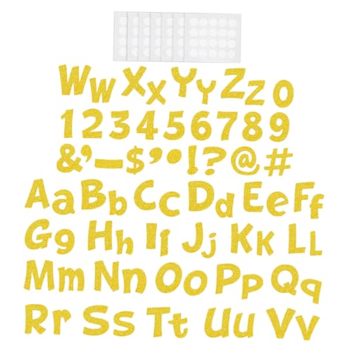 FUNNETOYU 216 Stück Glitzernden Buchstaben aus Papier für Bulletin Boards Dekoratives Alphabet für Klassenzimmer Partys und Zuhause für Kreative DIY Projekte von FUNNETOYU