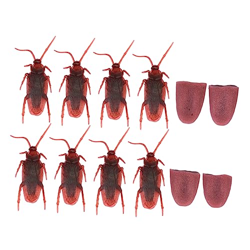 FUNNETOYU 24 Stück Halloween Simulationszunge Simulation Einer Kakerlake Streich Gruseliger Umhang Nase Falsche Fangzähne Halloween Requisiten Zungenspiel Requisiten Zungen FUNNETOYU 24 Stück Halloween Simulationszunge Simulation Einer Kakerlake Streich Gruseliger Umhang Nase Falsche Fangzähne Halloween Requisiten Zungenspiel Requisiten Zungen von FUNNETOYU