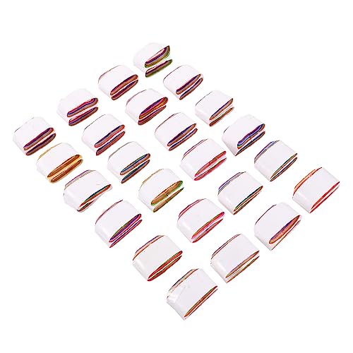 FUNNETOYU 24 Stück Papier ausspucken Trick Geräte Schock- -Streich Oral vielzweckleiter Silvester Party Lustige Mundspulen, Erbrochenes Papier Bunte Spulen erbrechen Papier Colorful von FUNNETOYU