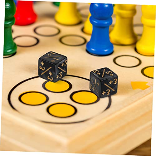 FUNNETOYU 24 Stück Teiliges Acryl Würfelzähler Token mit Plus Minus Symbolen Kleine Spielwürfel für Brettspiele und Kartenspiele Lernspielzeug für Robust und Vielseitig für Spielabende von FUNNETOYU