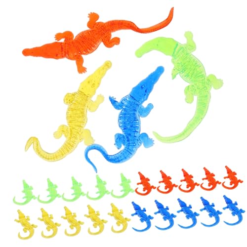 FUNNETOYU 24 Stück Teiliges Elastische Verschleißfeste Dehnbare Krokodil Spielzeuge Tragbare Klebrige Accessoires Zufällige Farben als Party Mitgebsel und für Kreative FUNNETOYU 24 Stück Teiliges Elastische Verschleißfeste Dehnbare Krokodil Spielzeuge Tragbare Klebrige Accessoires Zufällige Farben als Party Mitgebsel und für Kreative von FUNNETOYU