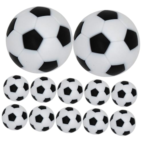 FUNNETOYU 24 Stück Teiliges Foosball Ersatzbälle Tischfußball Bälle aus Stabilem HIPS Langlebig und Farblich Leuchtend für Tischkicker Zubehör und Fußball Spiele Glatte Oberfläche für von FUNNETOYU