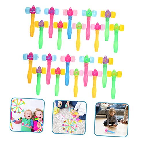 FUNNETOYU 24 Stück Teiliges Quietsch Hammer für Kleines Handliches Hämmerchen Leicht zu Halten Bunte Farbmischung mit Geräuscheffekt für Spielerisches Lernen und FUNNETOYU 24 Stück Teiliges Quietsch Hammer für Kleines Handliches Hämmerchen Leicht zu Halten Bunte Farbmischung mit Geräuscheffekt für Spielerisches Lernen und von FUNNETOYU