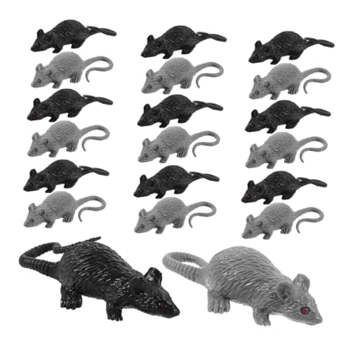 FUNNETOYU 24 Stück Teiliges Realistische Detailgetreue Fake Ratten und Mäuse Langlebige Halloween Dekoration und Prank Leicht Tragbar Sofort Einsatzbereit für Gruselige Party Accessoires FUNNETOYU 24 Stück Teiliges Realistische Detailgetreue Fake Ratten und Mäuse Langlebige Halloween Dekoration und Prank Leicht Tragbar Sofort Einsatzbereit für Gruselige Party Accessoires von FUNNETOYU