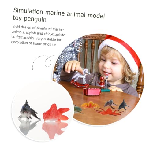 FUNNETOYU 24 Stück Teiliges Realistische Meerestiere Modelle aus Umweltfreundlichem Mini Tierfiguren als Lernspielzeug für Badespielzeug und Foto Requisite für Pool Strand und Badewanne von FUNNETOYU