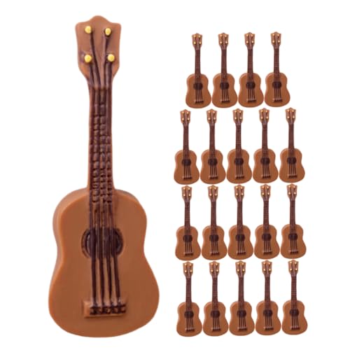 FUNNETOYU 25 Stück Gitarrenmodell mini Gitarre Gitarreninstrument-Deko Dekorative Gitarrenfigur tragbar Miniaturgitarre für Puppenhaus Fotografie-Requisiten Mini-Gitarren- Harz Brown FUNNETOYU 25 Stück Gitarrenmodell mini Gitarre Gitarreninstrument-Deko Dekorative Gitarrenfigur tragbar Miniaturgitarre für Puppenhaus Fotografie-Requisiten Mini-Gitarren- Harz Brown von FUNNETOYU