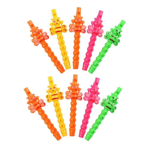 FUNNETOYU 25 Stück Teiliges Cartoon Klarinette Mini Plastikflöte Lerninstrument Musikspielzeug für Jungen und Mädchen Frühpädagogik Zufällige Farbe Zufällige Farbe von FUNNETOYU