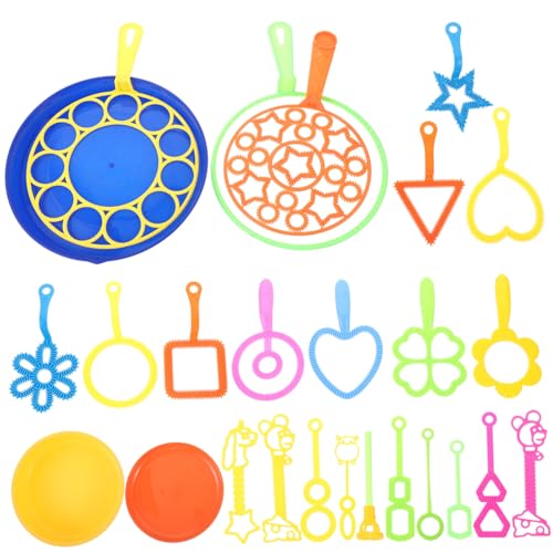 FUNNETOYU 26Stücke Teiliges Seifenblasen für Bunte Blasenstäbe und Blasenspielzeug für Outdoor Aktivitäten für Garten Strand und Partys FUNNETOYU 26Stücke Teiliges Seifenblasen für Bunte Blasenstäbe und Blasenspielzeug für Outdoor Aktivitäten für Garten Strand und Partys von FUNNETOYU