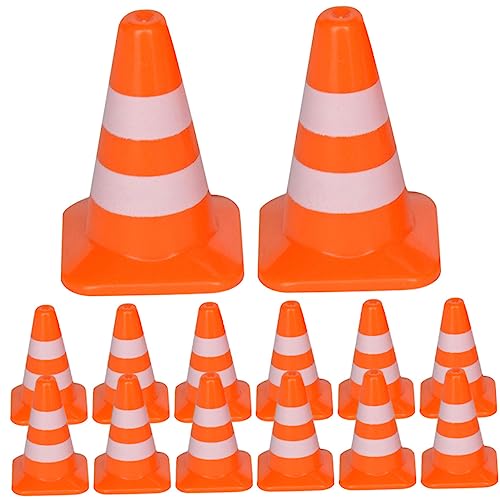 FUNNETOYU 28 Stück Teiliges Miniatur Verkehrskegel Realistische Sandtisch Modelle Buntes Lernspielzeug für Pädagogische Verkehrsbarriere Requisiten für Rollenspiele und FUNNETOYU 28 Stück Teiliges Miniatur Verkehrskegel Realistische Sandtisch Modelle Buntes Lernspielzeug für Pädagogische Verkehrsbarriere Requisiten für Rollenspiele und von FUNNETOYU