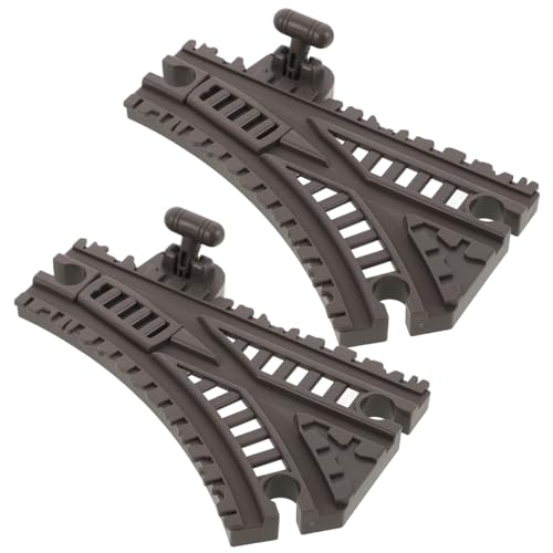 FUNNETOYU Eisenbahnschienenzubehör für Kinder 2 Stück Elastische Verformbare Gleise Flexibel und Langlebig Fördert Kreativität und Feinmotorik von FUNNETOYU