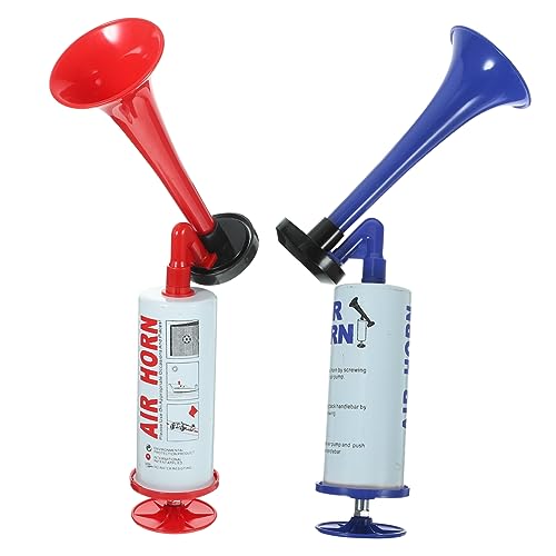 FUNNETOYU 2Stücke Handdruck Lufthupe und Extra Laute Fußball Fanfare für Partys und Veranstaltungen für Fans und Accessoire FUNNETOYU 2Stücke Handdruck Lufthupe und Extra Laute Fußball Fanfare für Partys und Veranstaltungen für Fans und Accessoire von FUNNETOYU