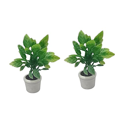 FUNNETOYU 2Stücke Künstliche Bonsai für Puppenhaus Dekoration Hochwertige Miniaturpflanze für Diorama und Gartenaccessoires FUNNETOYU 2Stücke Künstliche Bonsai für Puppenhaus Dekoration Hochwertige Miniaturpflanze für Diorama und Gartenaccessoires von FUNNETOYU