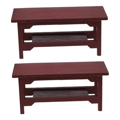 FUNNETOYU 2Stücke Mini Schreibtischmöbel aus Holz Teiliges DIY Möbel Zubehör für Mini Kreative Tischdeko für Puppenhaus und Heimprojekte Design für Wohnzimmer FUNNETOYU 2Stücke Mini Schreibtischmöbel aus Holz Teiliges DIY Möbel Zubehör für Mini Kreative Tischdeko für Puppenhaus und Heimprojekte Design für Wohnzimmer von FUNNETOYU