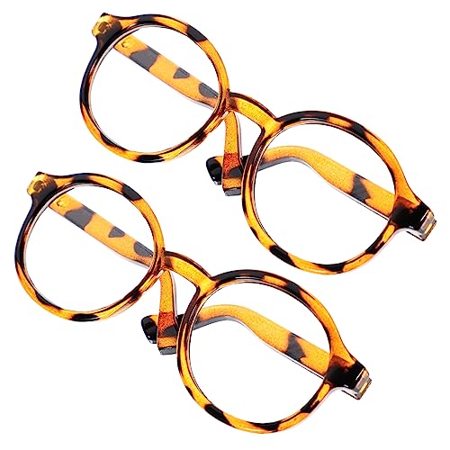 FUNNETOYU 2Stücke Puppenbrillen Stylische Zierbrille Für Puppen Mit Leopardenmuster Und Design Auffällige Accessoires Für Kreative Rollenspiele FUNNETOYU 2Stücke Puppenbrillen Stylische Zierbrille Für Puppen Mit Leopardenmuster Und Design Auffällige Accessoires Für Kreative Rollenspiele von FUNNETOYU