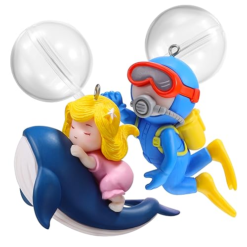 FUNNETOYU 2Stücke Taucherfiguren Aquarium Dekoration Farbenfrohe Schwimmende Ornamente für Aquarien und Teiche Aquarium Zubehör für Lebendige Unterwasserwelt FUNNETOYU 2Stücke Taucherfiguren Aquarium Dekoration Farbenfrohe Schwimmende Ornamente für Aquarien und Teiche Aquarium Zubehör für Lebendige Unterwasserwelt von FUNNETOYU