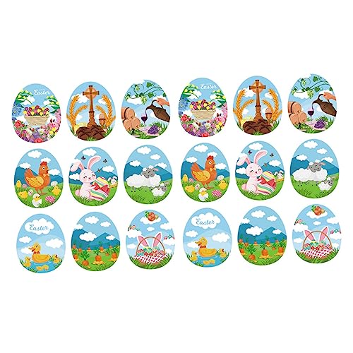 FUNNETOYU 2blätter Ostern Cartoon Aufkleber Bunte Fensterbilder Selbstklebende Wandtattoos Für Kinderzimmer Dekoration Wandsticker Für Fröhliche Feiertagsatmosphäre FUNNETOYU 2blätter Ostern Cartoon Aufkleber Bunte Fensterbilder Selbstklebende Wandtattoos Für Kinderzimmer Dekoration Wandsticker Für Fröhliche Feiertagsatmosphäre von FUNNETOYU