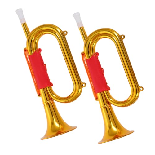 FUNNETOYU Kinder Musikinstrument Kunststoff Cheerleading Trompete Party Krachmacher Mini Trompete Für Spiel Cheerleading Requisiten von FUNNETOYU