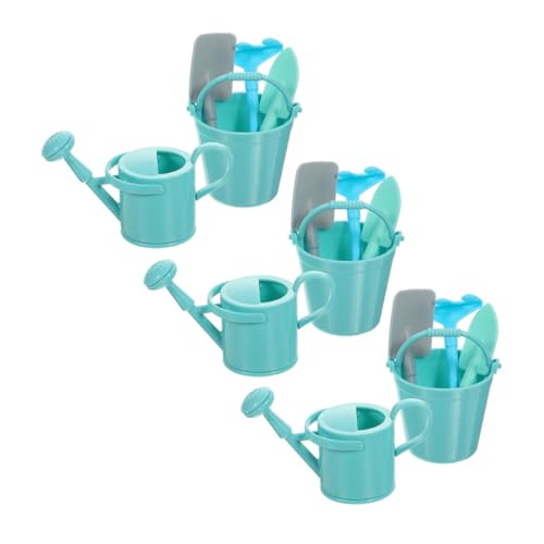 FUNNETOYU 3 Sets Garten Der Miniaturen Weidenset Pflanzenschaufeln Schaufeln Korb Rechen Werkzeuge Kleinkind Werkzeuge Moosschaufel Schaufel Figur Bonsai Abs Kunststoff von FUNNETOYU
