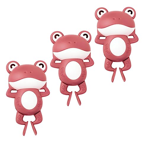 FUNNETOYU 3 Stück Aufzieh Badespielzeug für Kleinkinder Interaktive Wasserspielzeuge Frosch Design für Dusche Baden von FUNNETOYU