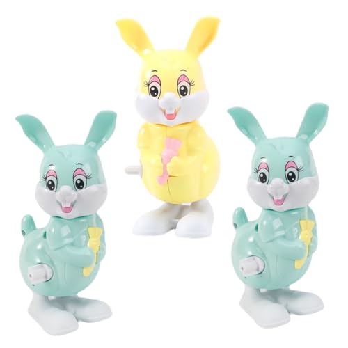 FUNNETOYU 3 Stück Aufzieh Kaninchenspielzeug hüpfender Hase Küken Kinderspiele matschiges lustiges aufziehspielzeug zum Aufziehen Plastik FUNNETOYU 3 Stück Aufzieh Kaninchenspielzeug hüpfender Hase Küken Kinderspiele matschiges lustiges aufziehspielzeug zum Aufziehen Plastik von FUNNETOYU