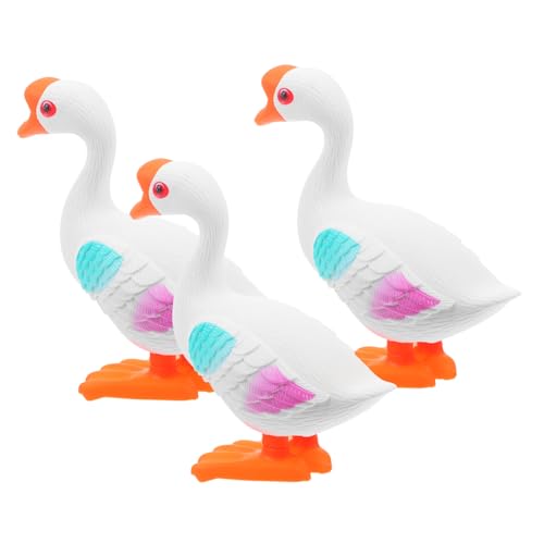 FUNNETOYU 3 Stück Aufzieh Tiere Wind für interaktives Tier Uhrwerk Gans Tierspielzeug Abs Weiß FUNNETOYU 3 Stück Aufzieh Tiere Wind für interaktives Tier Uhrwerk Gans Tierspielzeug Abs Weiß von FUNNETOYU