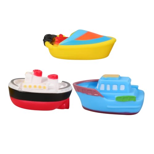 FUNNETOYU 3 Stück Badebootspielzeug Wasserspielzeug für Kleinkinder Badespielzeug für Wasserspielzeug für im Badezimmer Kleine Badespielzeug bevorzugen Vinyl FUNNETOYU 3 Stück Badebootspielzeug Wasserspielzeug für Kleinkinder Badespielzeug für Wasserspielzeug für im Badezimmer Kleine Badespielzeug bevorzugen Vinyl von FUNNETOYU