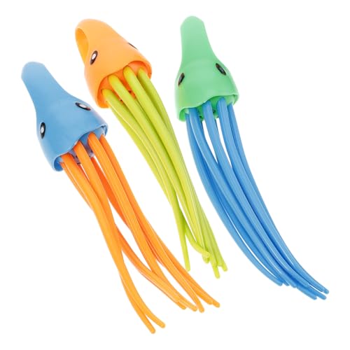 FUNNETOYU 3 Stück Bunte Tauchtier Spielzeuge mit Gewicht Sinkende Spielzeuge für Schwimmbad und Badewanne Fördert Schwimmfähigkeiten Geeignet für Familienspaß von FUNNETOYU